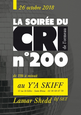 La soirée du CRI # 1 La soirée du CRI # 1