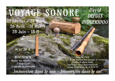 Voyage sonore au didgeridoo - David Defois Voyage sonore au didgeridoo - David Defois