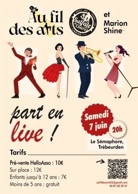 Au fil des Arts part en Live ! Au fil des Arts part en Live !