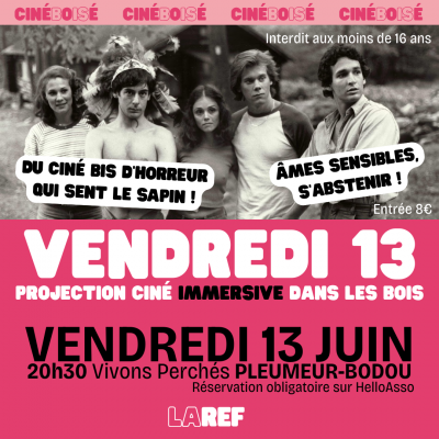 Projection immersive dans les bois : Vendredi 13 - Sean S. Cunningham Projection immersive dans les bois : Vendredi 13 - Sean S. Cunningham