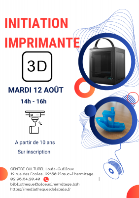 Initiation imprimante 3D Initiation imprimante 3D