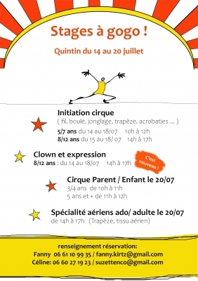 Stages à gogo ! Stages à gogo !