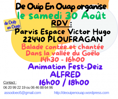Balade contée et chantée & fest-deiz Balade contée et chantée & fest-deiz