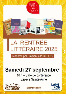 Présentation de la Rentrée littéraire avec Emmanuelle George Présentation de la Rentrée littéraire avec Emmanuelle George