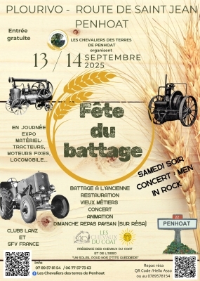 Fête du battage à l'ancienne