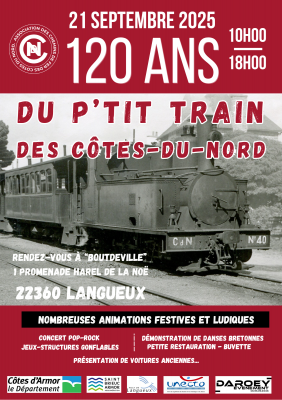 120 ans de l'arrivée du p'tit train dans les Côtes-du-Nord