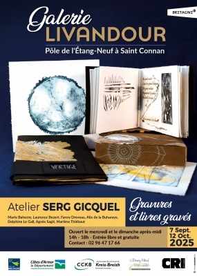 Gravures et livres gravés - Élèves des ateliers artistiques de Serg Gicquel
