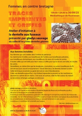 Initiation à la dentelle aux fuseaux 