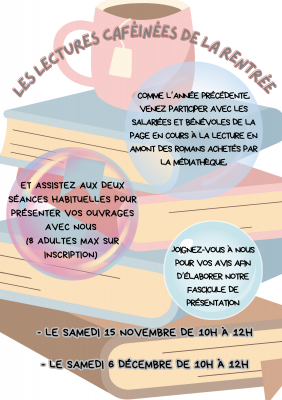 Lectures caféinées de la rentrée