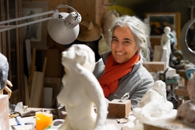 Portrait en sculpture d'après un modèle vivant Portrait en sculpture d'après un modèle vivant
