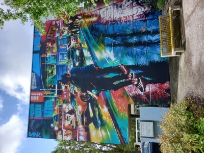 Street art et patrimoine au Point du Jour