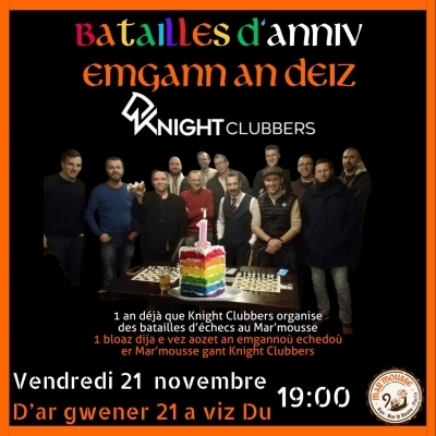 1 an de batailles d'échecs