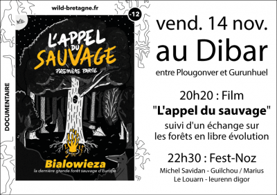L'Appel du sauvage + Fest-noz L'Appel du sauvage + Fest-noz