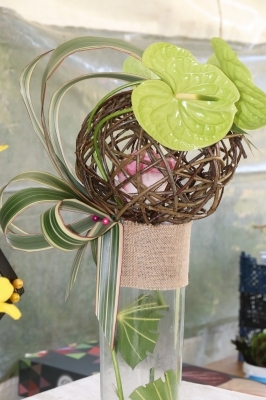 Atelier vannerie boules de Noël