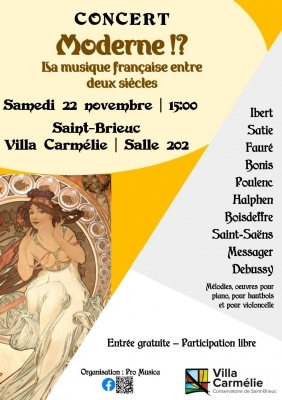 Concert de musique de chambre