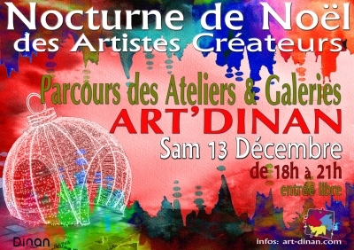 Nocturne de Noël des artistes créateurs Art Dinan