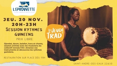 Les Jeudis Trad' : Session rythmes guinéens