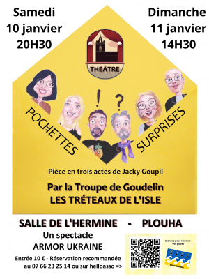 Pochettes surprises - Les Tréteaux de l'Isle