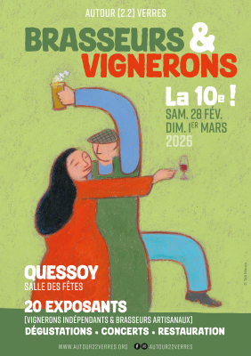 Brasseurs & Vignerons - Autour [2.2] Verres - La 10e !