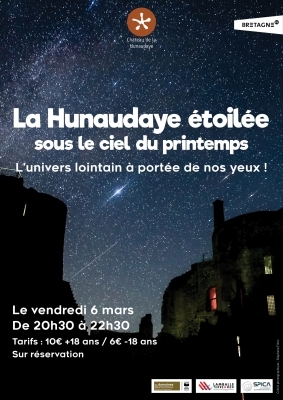 La Hunaudaye étoilée sous le ciel du printemps