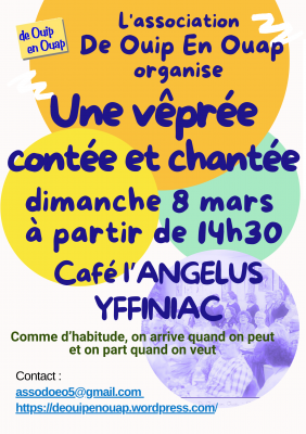 Vêprée contée et chantée