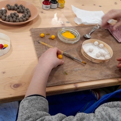 Fabrication de billes en terre