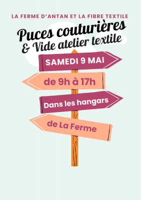 Puces couturières et vide-ateliers textile