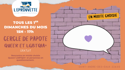 Cercle de Papote Queer : LGBTQIA+ en non mixité choisie