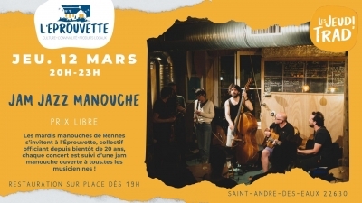 Jeudis Trad' : Jam jazz manouche avec les Mardis Manouches 