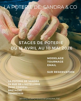 Modelage, tournage & émaillage 