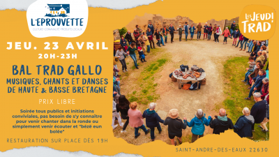 Les Jeudis Trad' : Bal trad gallo