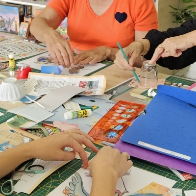 L'Effet Mode : Atelier collage - Légère comme une feuille