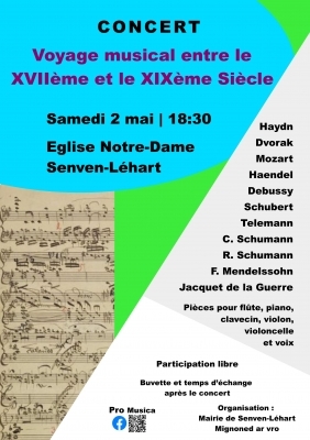 Voyage musical du baroque au romantique