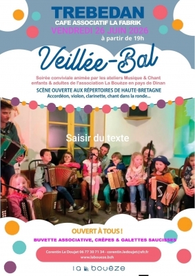 Veillée-bal trad de La Bouèze