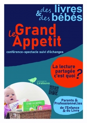 Le Grand Appétit, lire avec les tout-petits - Cie Liratouva
