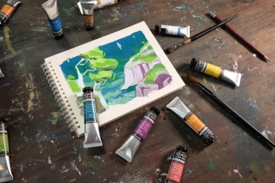 Atelier gouache - Yves-Marie Salanson/maison Sennelier