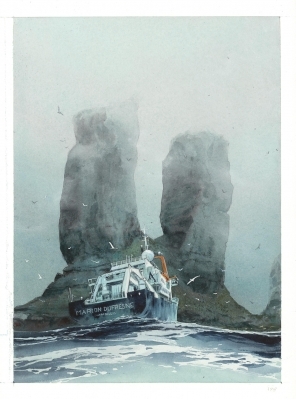 Emmanuel Lepage, Peintre Officiel de la Marine