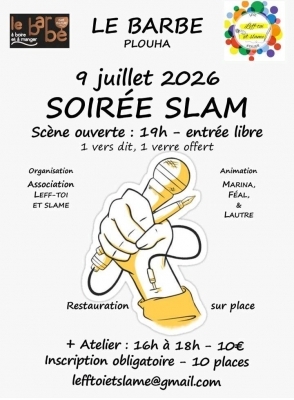 Atelier d'écriture + scène slam