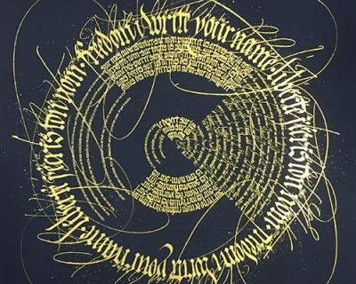 Calligraphie anglaise