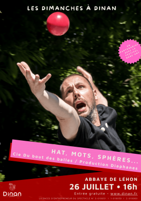 Les Dimanches à Dinan : Hat, mots, sphères… - Cie Du bout des balles