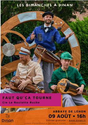 Les Dimanches à Dinan : Faut qu'ça tourne - Cie La Roulotte Ruche