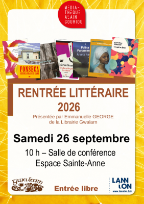 Présentation de la rentrée littéraire avec Emmanuelle George