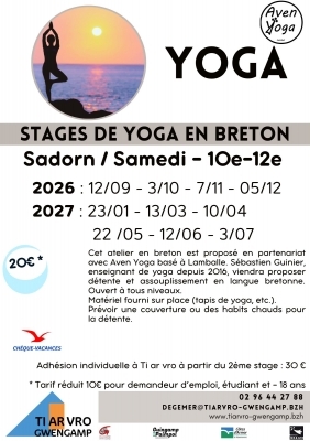 Stage de yoga en breton