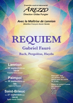 Requiem Gabriel Fauré - Ensemble Arezzo & Maîtrise de Lannion