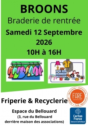 Braderie de rentrée
