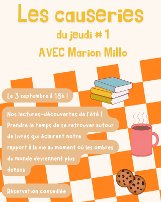 Les Causeries du jeudi avec Marion Millo